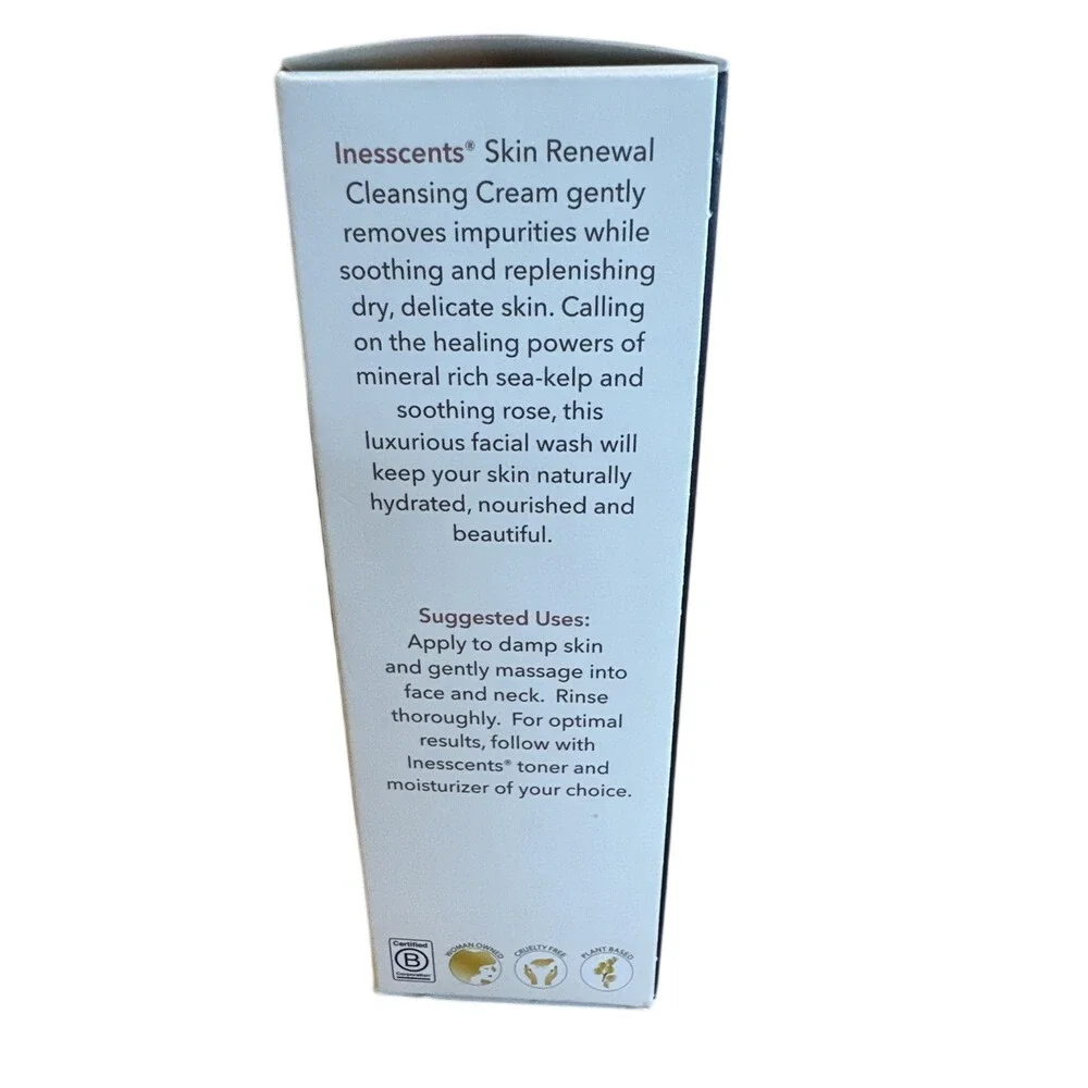 Inesscents Skin‎ Renewal Cleansing Cream Rose 4 Fl Oz replenishing soothing